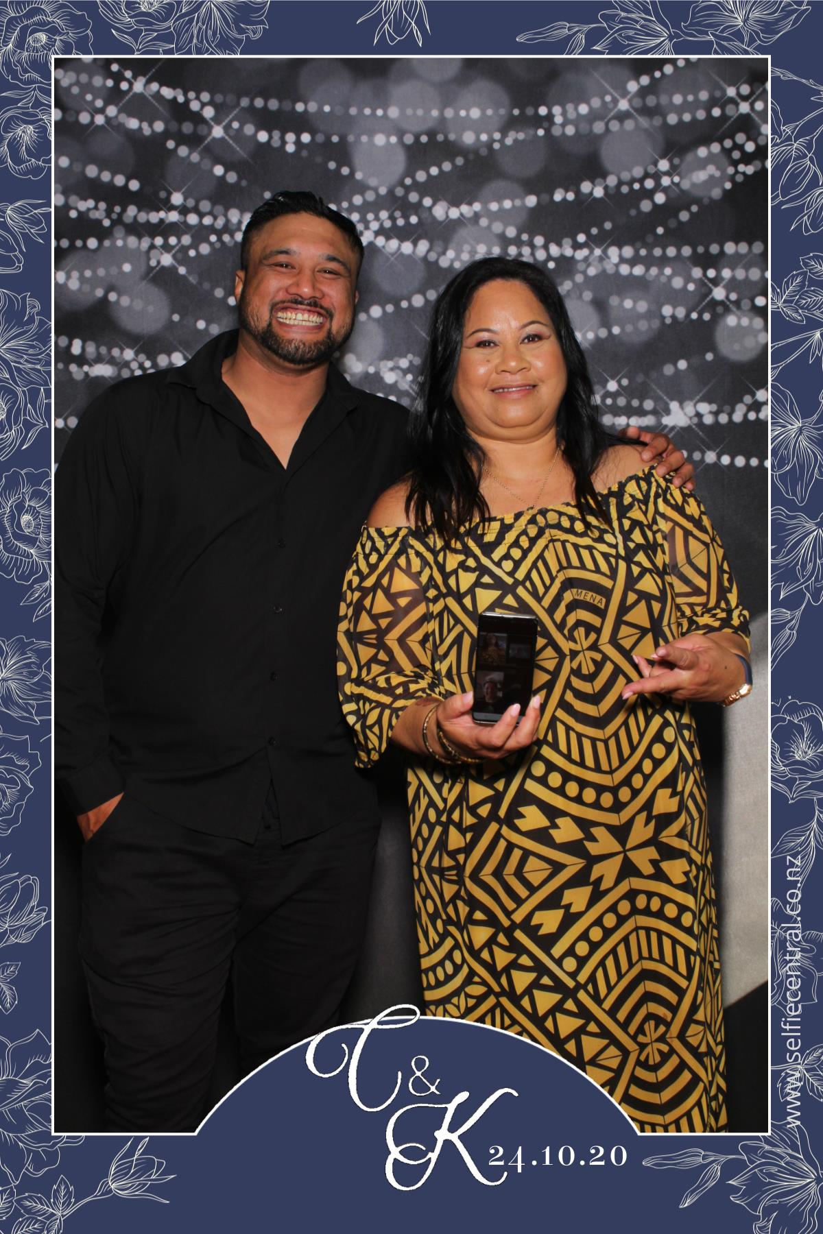 Christopher & Kataraina's wedding | View more photos from the event at gallery.photobooth.co.nz/u/SelfieCentral/Christopher-Katarainas-wedding